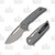 CIVIVI Odium Folding Knife Gray 2.65 Inch Plain Stonewash Drop Point 1