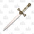 14' Medieval Dagger Brass