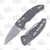 Hogue X1-Microflip Folding Knife Al Grey 2.75in Stonewash Wharncliffe Blade