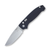 Hogue Ballista 1 Tumbled Black Drop Point