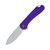 CIVIVI Elementum Purple G-10 2.96 Inch Plain Satin Drop Point WKCC907V