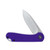 CIVIVI Elementum Purple G-10 2.96 Inch Plain Satin Drop Point WKCC907V