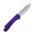 CIVIVI Elementum Purple G-10 2.96 Inch Plain Satin Drop Point WKCC907V
