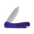 CIVIVI Elementum Purple G-10 2.96 Inch Plain Satin Drop Point WKCC907V
