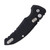 Hogue Elishewitz A01 MicroSwitch OTS Automatic Folding Knife Black - 2.75in Tumbled S/E Drop Point Plain AUHG24110