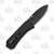 We Knife Co Banter 2.9 Inch Plain Black Stonewash Spear Point 1