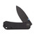 We Knife Co Banter 2.9 Inch Plain Black Stonewash Spear Point 