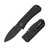We Knife Co Banter 2.9 Inch Plain Black Stonewash Spear Point 