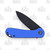 CIVIVI Elementum Flipper Black Stonewash Blue G-10