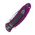 Kershaw Scallion Purple 2.4 Inch Plain Bead Blast Clip Point