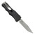 Hogue Exploit OTF Stonewash Clip Point Black Aluminum Handles