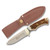 Puma SGB Stag Coyote Fixed Blade Knife 3.8in Plain Edge Antler Handle