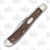 Case 1095 Carbon Burlap Micarta Slimline Trapper Pocket Knife