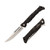 Cold Steel Large Luzon Folding Knife Black GFN 6in Plain Clip Point