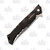 Cold Steel Large Luzon Folding Knife Black GFN 6in Plain Clip Point
