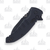 Hogue X1-Microflip Folding Knife Al Black 2.75in Cerakote Wharncliffe Blade