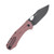 GiantMouse ACE Grand Folding Knife Red Canvas Micarta