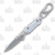 Brighten Blades Linerlock Keychain Silver (and Cold) Handle