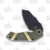 Sniper Bladeworks DMF Folding Knife Black S35VN/OD Green G-10 DMFODGBLK