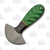 Ulu Fixed Blade Knife Green Pakkawood