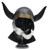 SZCO Supplies Epic Viking Helmet with leather Horns 18-gauge steel