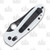 Benchmade 555BK2206 Mini Griptilian Folding Knife Black S90V Sheepsfoot White SMKW Exclusive