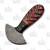 5" Red Colorwood Cutter Fixed Blade Knife