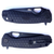 Honey Badger Medium Folding Knife 3.19in Plain Black DLC Leaf