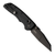Hogue Deka Folding Knife Polymer Black 3.25in Cerakote Wharncliffe Blade