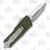 Microtech Mini Troodon Out-The-Front Automatic Knife (D/E Satin | OD Green)