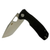 Honey Badger Small Tanto Folding Knife Black 2.81in Plain Satin Blade