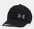 Under Armour Men's "Iso Chill" Vent Stretch Hat Black/Pitch Gray (Large-XL)