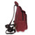 Fabigun Conceal Carry Sling/Backpack Burgundy Canvas