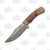 Damascus  Ranch Hunter Fixed Blade Knife Pine Cone Handle