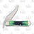 Case Deep Canyon Green Jigged Bone RussLock Folding Knife
