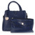 Leda's Fashions Navy Blue Verity Purse with Clutch LPP8067BLU