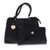 Leda's Fashions Downtown Black Pockets Purse with Clutch LPP8080BLK