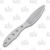 8.25" Stainless Steel Spear Point Blade Blank
