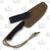Spartan Blades Phrike Fixed Knife 4.25in Plain FDE ZrN Drop Point 8