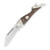 Rough Ryder Tater Skin Brown Burlap Lady Leg Folding Knife RR2335