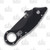 Spartan Blades Shoto Folding Knife 2.5in Plain Black TiNi Tanto 5