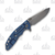 Hinderer Eklipse 3.5 Framelock Folding Knife Stonewash Spear Point S45VN Blue G-10/Stonewash Blue Titanium KXM35SPEBLBL