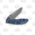 Hinderer Eklipse 3.5 Framelock Folding Knife Stonewash Spear Point S45VN Blue G-10/Stonewash Blue Titanium KXM35SPEBLBL