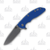 Hinderer Eklipse 3.5 Framelock Folding Knife Stonewash Spear Point S45VN Blue G-10/Stonewash Blue Titanium KXM35SPEBLBL