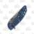 Hinderer Eklipse 3.5 Framelock Folding Knife Stonewash Spear Point S45VN Blue G-10/Stonewash Blue Titanium KXM35SPEBLBL