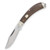 Rough Ryder Tater Skin Brown Burlap Bow Trapper Folding Knife RR2375