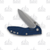 Hinderer Eklipse 3.5 Framelock Folding Knife Stonewash Spear Point S45VN Blue and Black G-10/Stonewash Blue Titanium KXM35SPEBLBLBK