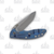 Hinderer Eklipse 3.5 Framelock Folding Knife Stonewash Spear Point S45VN Blue and Black G-10/Stonewash Blue Titanium KXM35SPEBLBLBK
