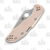 SPYDERCO C11PBK "DELICA" PL BLD L/B BRONZE SCALES