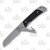 Revo Duo Sheepsfoot W/Aux Cutter Black G10 Handles Stonewash Blades/Clip